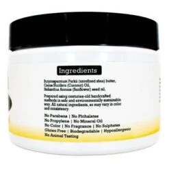 True Shea Natural Ultra Whipped Shea Butter - Unscented - 8oz
