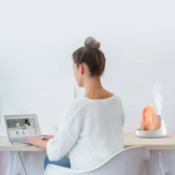 Salt Lamp And Ultrasonic Oil Diffuser - Pure Enrichment