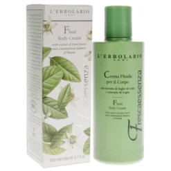 L'Erbolario Frescaessenza Fluid Body Cream - Body Cream For Dry Skin - 6.7 Oz