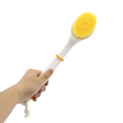 Unique Bargains Soft Bristle Curved Plastic Massage Scrub Handle Cleansing Brush -Body Care Shop GUEST 14459b03 4bc7 4948 913c 0402608567f4