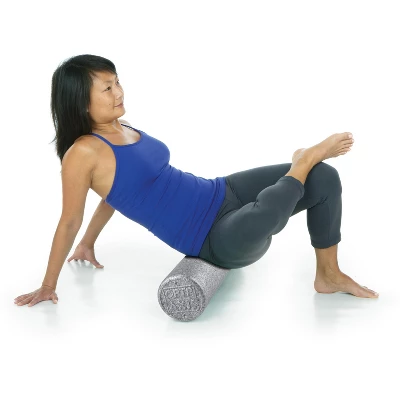 OPTP Silver AXIS Foam Roller - Moderate Density (36-Inch Round) 6 OPTP Silver AXIS Foam Roller - Moderate Density (36-Inch Round) - Image 4