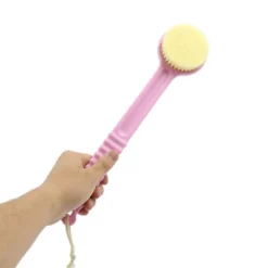 Unique Bargains Soft Bristle Anti Slip Handle Shower Body Rubbing Brush Exfoliating Scrub Tool Pink -Body Care Shop GUEST 1a93c9c3 a4a0 4c03 8bc0 68060870d179