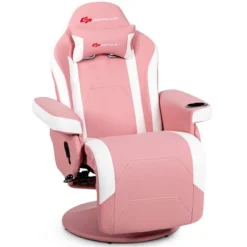 Costway Massage Gaming Recliner Reclining Racing Chair Swivel BlackGrayBlueRed Pink -Body Care Shop GUEST 1b8cc2ef 953b 454c ae7c 176f8306c171