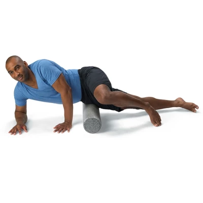 OPTP Silver AXIS Foam Roller - Moderate Density (36-Inch Round) 5 OPTP Silver AXIS Foam Roller - Moderate Density (36-Inch Round) - Image 3