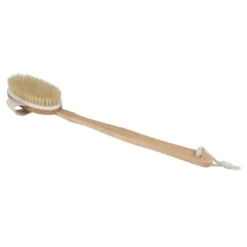 Juvale 2 Pack Dry Brush, Natural Bristle Exfoliating Scrubber With Detachable Handle And Hanging Loop, 16.9 In -Body Care Shop GUEST 322b8e50 a8ec 40aa ae81 53be72de9a77