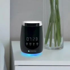 SPA260 Ultrasonic Cool Mist Deluxe Aromatherapy Essential Oil Diffuser With Touch Controls & Alarm Clock - PureGuardian -Body Care Shop GUEST 3da98799 c447 49e7 ade1 5dadb2473723