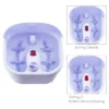 Costway Electrical Foot Tub Basin Point Massage Home Use Therapy Machine Health Spa