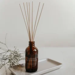 Sweet Water Decor Teakwood And Mahogany Amber Reed Diffuser - 3.5oz -Body Care Shop GUEST 424c12cf 8ff7 40cc 8d5c b844991e5731