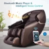 Relaxe Zero Gravity Shiatsu Massage Chair With Heating (SL-Track) Brown/Coffee