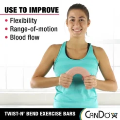 CanDo Twist-n' Bend Flexible Resistance Bars For Grip And Forearm Strengthening, Physical Therapy, Rehabilitation, Injury Recovery, And Pain Relief -Body Care Shop GUEST 48fae8c5 ab13 48d2 bbd9 358b151731a5