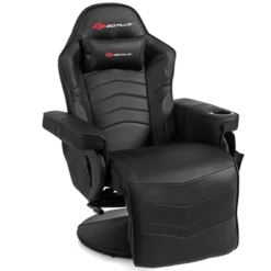 Costway Massage Gaming Recliner Reclining Racing Chair Swivel BlackGrayBlueRed Pink -Body Care Shop GUEST 4c48c1f0 8ac5 496f 93ea 9962596b4ed2