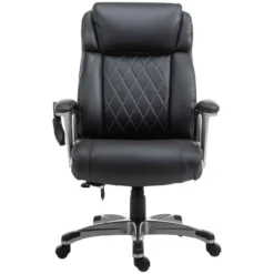 Vinsetto High Back 6-Point Massage Home Office Chair, Swivel Faux Leather Task Chair With Headrest, And Padded Armrests, Black -Body Care Shop GUEST 4c73dee5 ff5d 4811 ac33 fcb8e2556a87