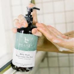 Beauty By Earth Body Wash Peppermint Tea Tree, 16 Oz -Body Care Shop GUEST 57553b90 29ef 4414 8b47 7fee799da1b7