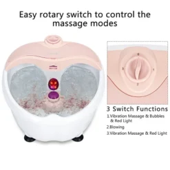 Foot Spa Bath Massager Bubble Vibration Red Light Rollers Handheld Foot Cleaner -Body Care Shop GUEST 5fecdbf0 a828 4ce8 9d0c 0453688c5b20