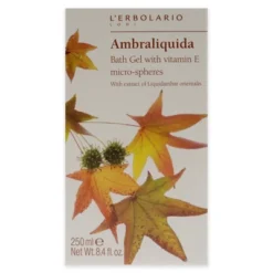 Ambraliquida Bath Gel With Vitamin E Micro-Spheres By LErbolario For Unisex - 8.4 Oz Shower Gel -Body Care Shop GUEST 6049081c e936 4250 9b89 1ad1f89492e5