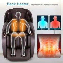 Relaxe Zero Gravity Shiatsu Massage Chair With Heating (SL-Track) Brown/Coffee -Body Care Shop GUEST 66c0dc0b 4332 4072 9cf4 f0defa0364d5