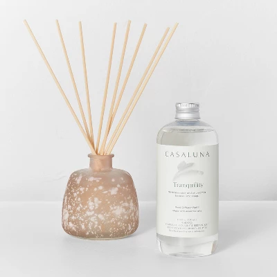 350ml Tranquility Reed Diffuser Refills Clear - Casaluna™ 4 350ml Tranquility Reed Diffuser Refills Clear - Casaluna™ - Image 2