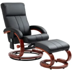 HOMCOM Recliner Chair With Ottoman, Electric Faux Leather Swivel Reclining Chair With 10 Vibration Points, 5 Massage Mode, Remote Control -Body Care Shop GUEST 6c086fc7 abf2 4678 b569 e0091ffd1e99