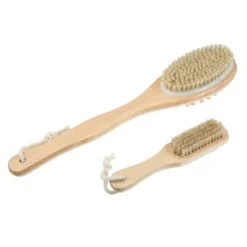 Unique Bargains Dry Brushing Body Brush Set Dual Sided Long Handle Back Scrubber For Wet Dry Brown -Body Care Shop GUEST 6d335f6d 599c 4d1f a960 63fc940b4dad