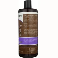 Dr. Woods Body Washes Raw Black Soap With Fair Trade Shea Butter Wash - Original 32 Fl Oz
