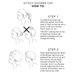 Kitsch Luxury Shower Cap - Palm Leaves -Body Care Shop GUEST 7a8add0d 724e 4cde 9e9b 183dc5e5f896