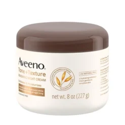 Aveeno Tone + Texture Renewing Body Night Cream With Prebiotic Oat For Sensitive Skin - Unscented - 8 Oz -Body Care Shop GUEST 7baac8e4 d628 4eb7 b308 8e5df274802c