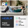 REATHLETE HEALR Leg, Calf, And Foot Massager For With Heat And Compression, Heat And Cold Therapies For Circulation Improvement And Pain Relief