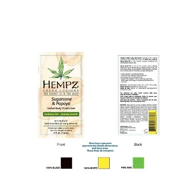 Hempz Sugarcane Sugarcane And Papaya Herbal Body Moisturizer Sugar & Passionfruit - 17 Fl Oz 6 Hempz Sugarcane Sugarcane And Papaya Herbal Body Moisturizer Sugar & Passionfruit - 17 Fl Oz - Image 4