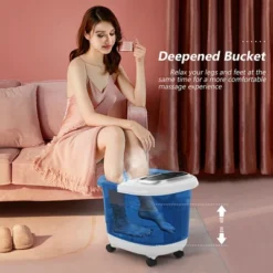 Costway Portable Foot Spa Bath Motorized Massager Electric Feet Salon Tub W/Shower Timer -Body Care Shop GUEST 88171971 49c4 4a06 8ee5 9060adf4031d