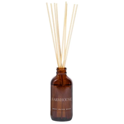 Sweet Water Decor Farmhouse Amber Reed Diffuser - 3.5oz 4 Sweet Water Decor Farmhouse Amber Reed Diffuser - 3.5oz - Image 2