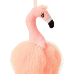 Juvale 3 Pack Pink Flamingo Loofah Bath Sponge Body Scrubber, Kids Loofah Bath (3.5 X 11.5 In) -Body Care Shop GUEST 8c3468c0 af8e 441f b953 ca8198fca987