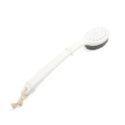 Unique Bargains Soft Bristle Pink Curved Plastic Handle Scrub Brush Exfoliating Tool -Body Care Shop GUEST 979ff7e2 c042 4ae3 98f4 7e83001f602f