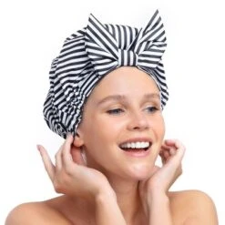Kitsch Luxury Shower Cap - Stripe -Body Care Shop GUEST a8efda48 4c4f 4bba 992c 94c1562cebb2