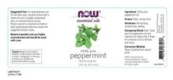 Now Foods Peppermint Oil 16 Oz Liquid