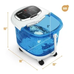 Costway Portable Foot Spa Bath Motorized Massager Electric Feet Salon Tub W/Shower Timer -Body Care Shop GUEST b2e8a4cb fe1f 4451 9571 5096cf93976f