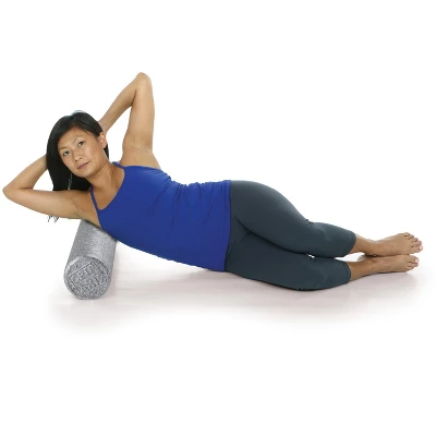 OPTP Silver AXIS Foam Roller - Moderate Density (36-Inch Round) 7 OPTP Silver AXIS Foam Roller - Moderate Density (36-Inch Round) - Image 5