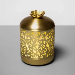 200ml Metal Flower Cutout Color-Changing Oil Diffuser Gold - Opalhouse™ -Body Care Shop GUEST be53ae4e 50ec 4323 a07e 251cf8563ca1
