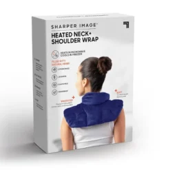 Sharper Image Neck Shoulder Massage Body Wrap - Navy -Body Care Shop GUEST c11fc74e 8d42 4f74 844e b3f1e11b67f8