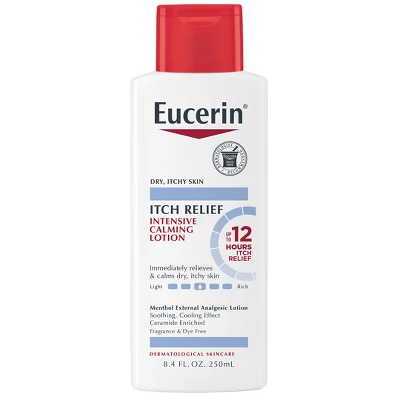 Eucerin Itch Relief Intensive Calming Lotion For Sensitive Dry Skin Unscented - 8.4 Fl Oz 3 Eucerin Itch Relief Intensive Calming Lotion For Sensitive Dry Skin Unscented - 8.4 Fl Oz