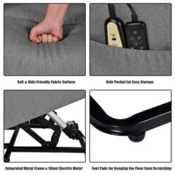 Costway Electric Power Lift Massage Chair Recliner Sofa Fabric Padded Seat Home Grey -Body Care Shop GUEST cffbcec5 660c 43df b58d 185709934f6d