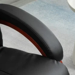 HOMCOM Recliner Chair With Ottoman, Electric Faux Leather Swivel Reclining Chair With 10 Vibration Points, 5 Massage Mode, Remote Control -Body Care Shop GUEST d183a3e3 2544 4328 971e 592bdb03329a