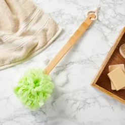 Juvale 4 Pack Back Scrubber For Shower With Long Handle, Loofah On A Stick For Exfoliating, 4 Assorted Colors, 16 In -Body Care Shop GUEST d45e47cb bae4 4c91 acae 273c39fa3f00