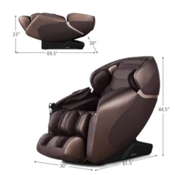 Relaxe Zero Gravity Shiatsu Massage Chair With Heating (SL-Track) Brown/Coffee -Body Care Shop GUEST d4f35eb7 2277 465d a3f5 064fd50b392f