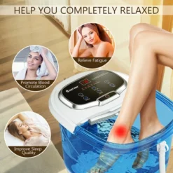 Costway Portable Foot Spa Bath Motorized Massager Electric Feet Salon Tub W/Shower Timer -Body Care Shop GUEST e020495c bb6b 4306 8d4c 1ac6c825aaf5