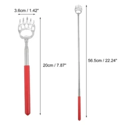 Unique Bargains 4 Pcs Extendable Bear Claw Stainless Steel Back Scratcher Red Green Purple Black -Body Care Shop GUEST e9305875 b271 492d 8e83 0f566f105900