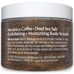 Arabica Coffee Body Scrub, Exfoliating Body Scrub, M3 Naturals, 12oz -Body Care Shop GUEST f088aa20 7406 4eb3 999a c99deb97bd29